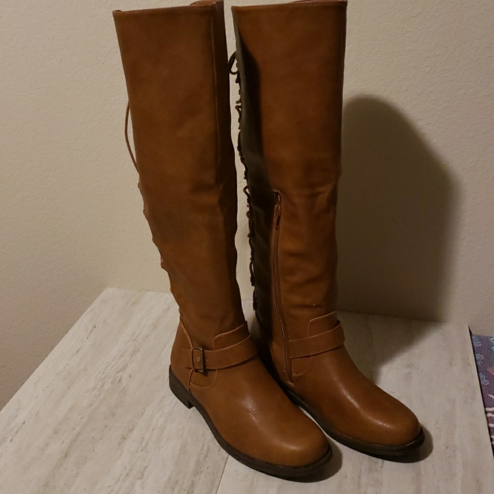 Just Fab Pricilla Wide Calf Boot